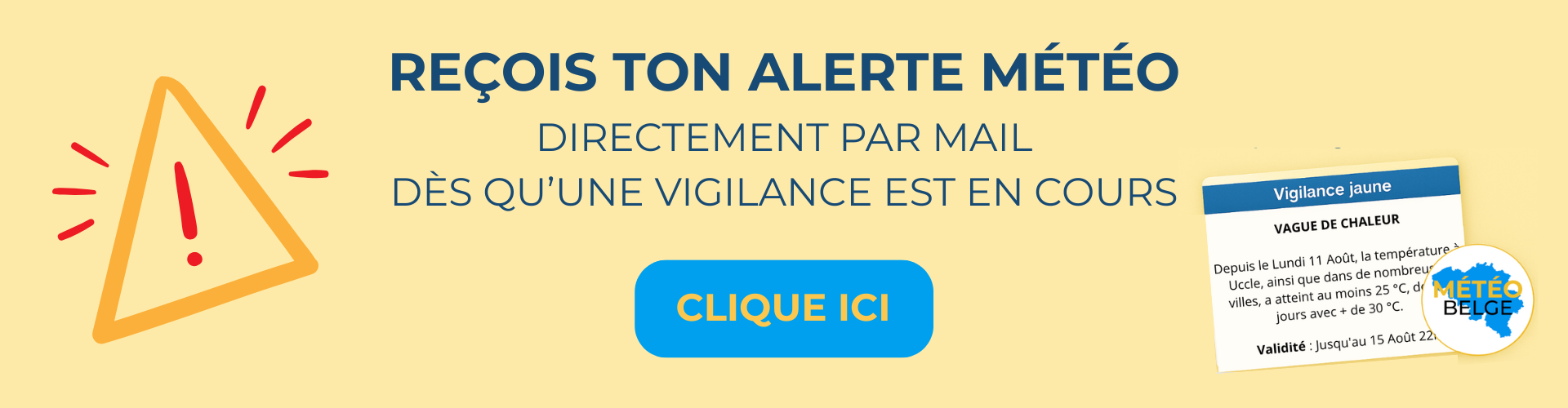 Recevez votre alerte météo